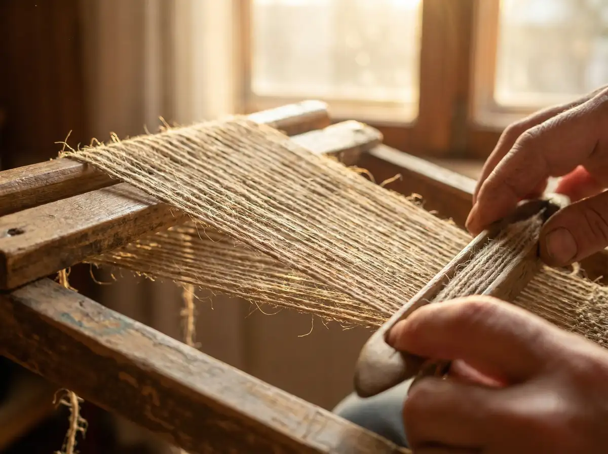 麻线编织细节 - 匠人手作 | 麻豆传媒